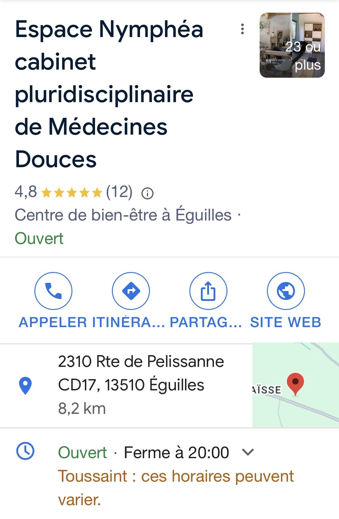 Adresse nymphea